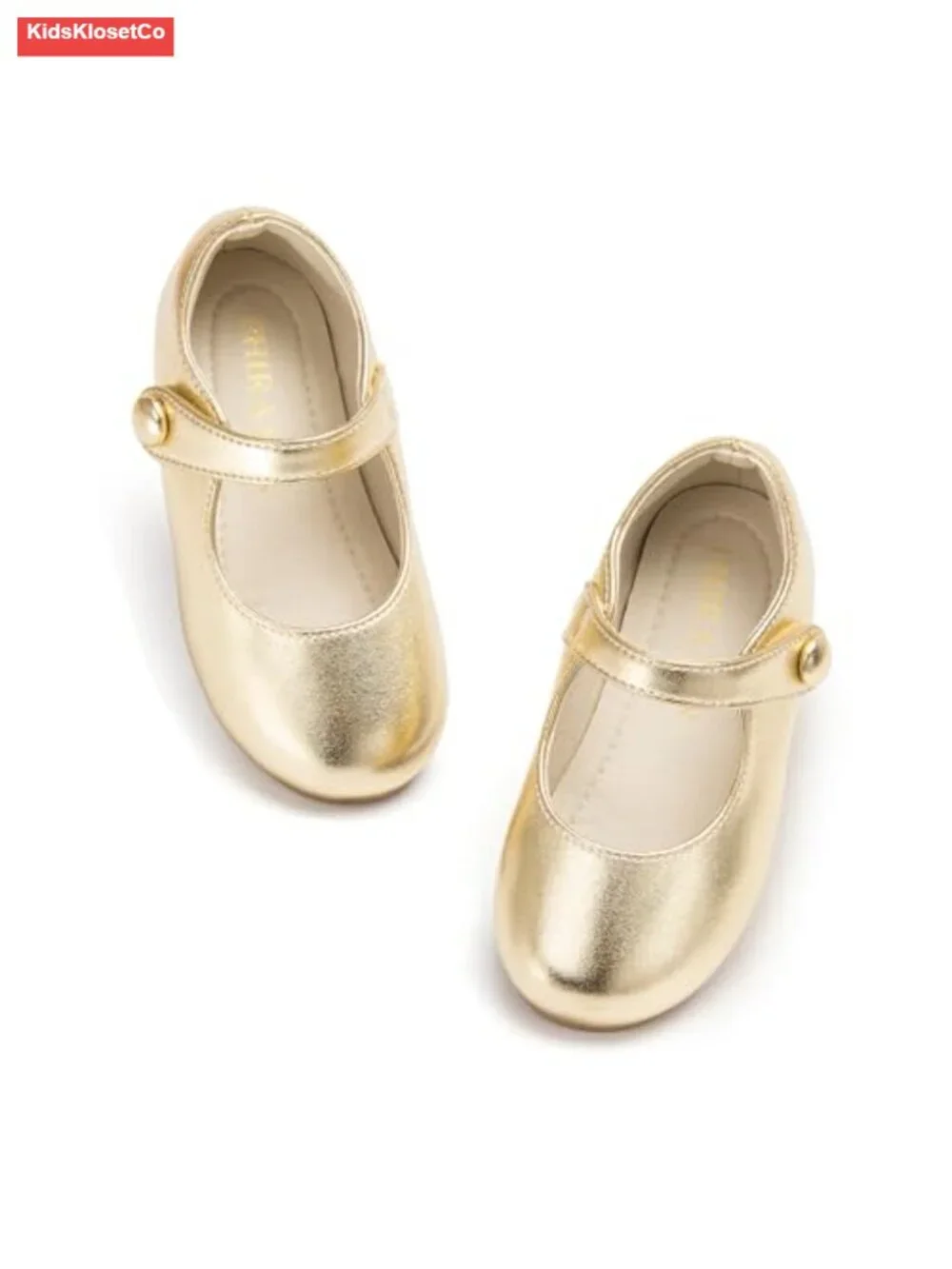 Toddler Glitter Dress Shoes Ballet Flats with Bow Wedding Party